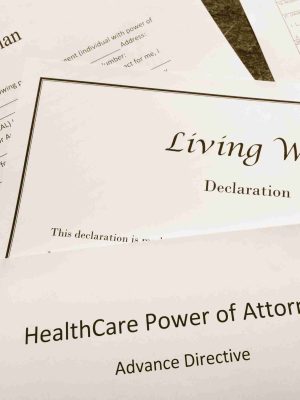 estate plan living will healthcare power of attorney
